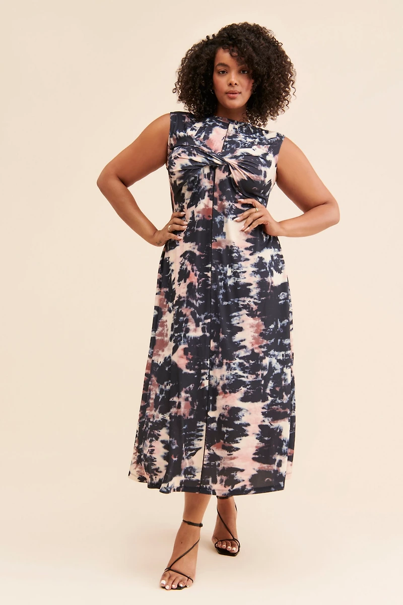 Eloquii Twisted Knit Dress