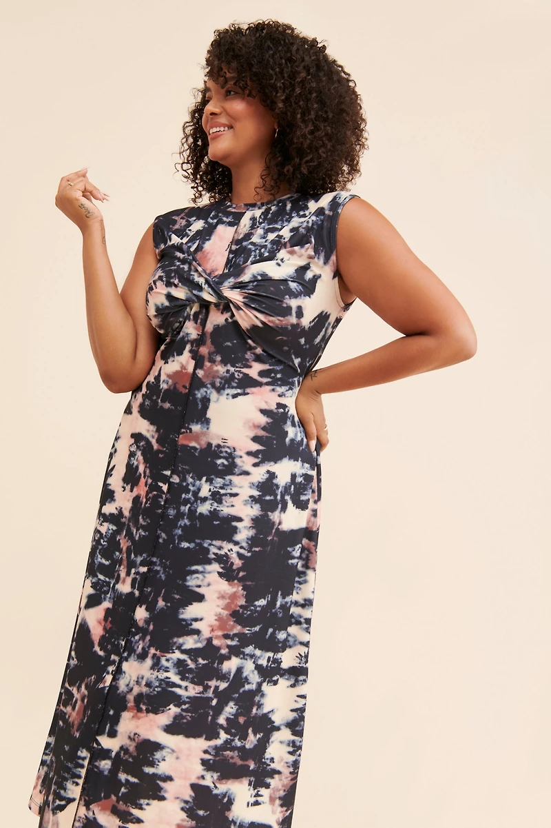 Eloquii Twisted Knit Dress