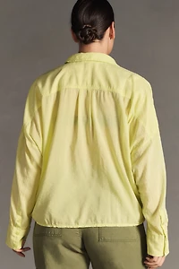 Pilcro Twist Front Buttondown