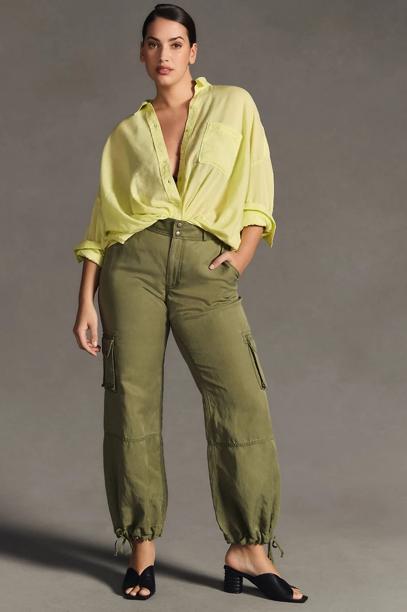 Pilcro Twist Front Buttondown