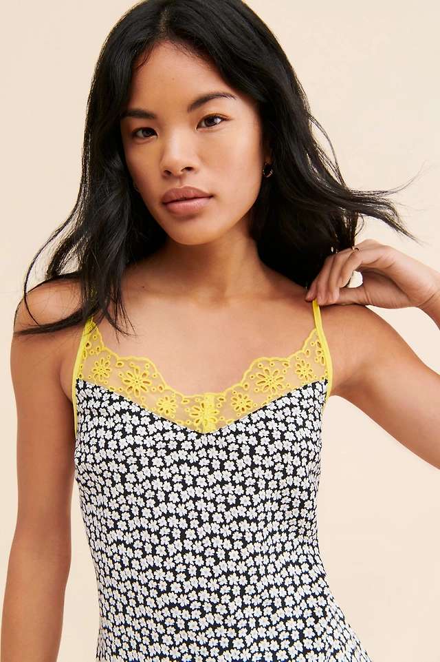 Levi Atalia Linen+ Denim Slip Dress | The Summit