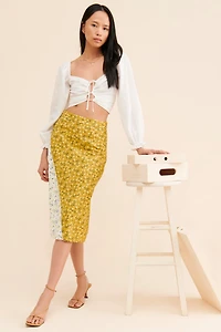 Hutch Spliced Slip Skirt