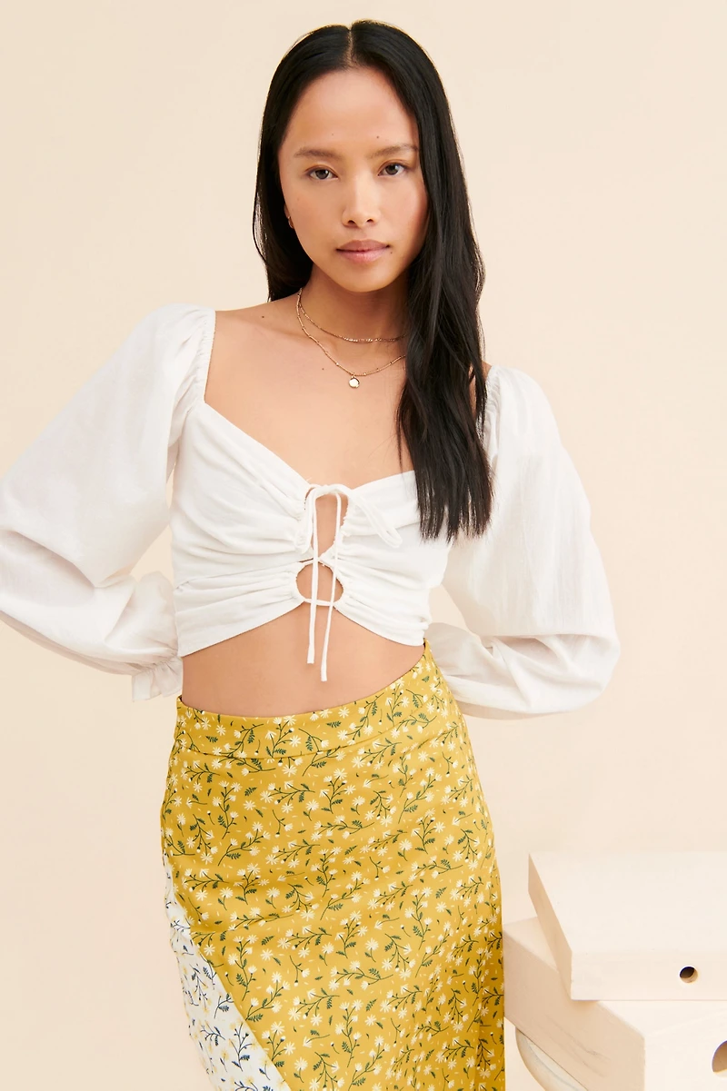 Hutch Spliced Slip Skirt