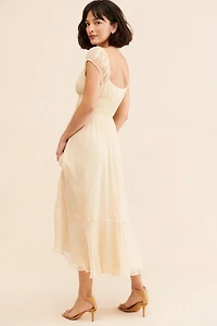 Hutch Cap Sleeve Maxi Dress
