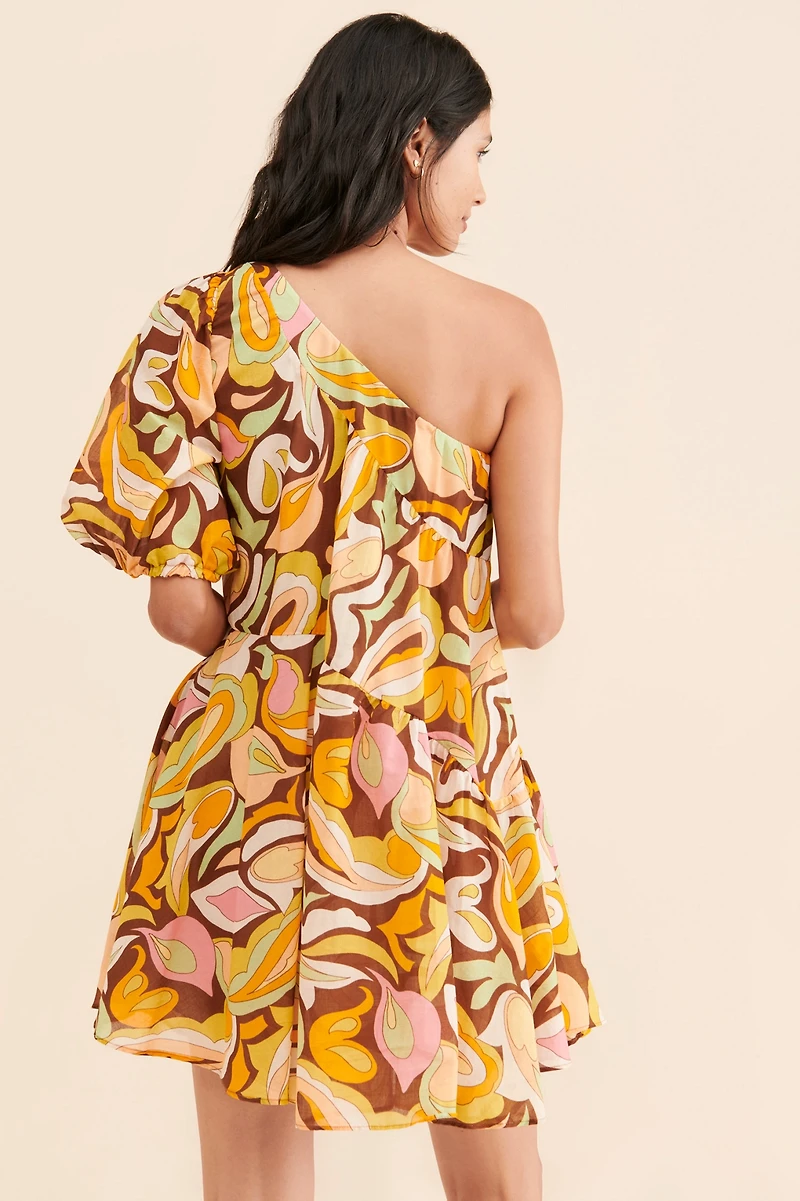 Devotion Vithouri One Shoulder Mini Dress