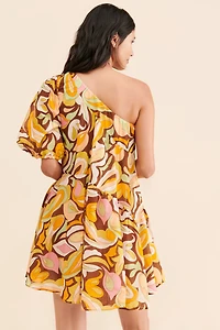 Devotion Vithouri One Shoulder Mini Dress