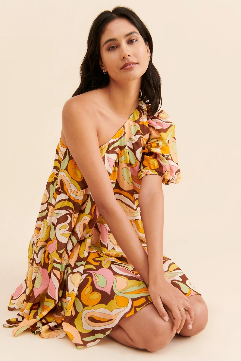 Devotion Vithouri One Shoulder Mini Dress