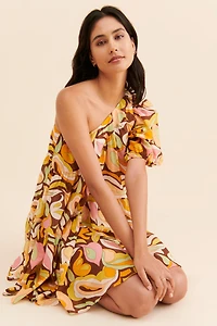 Devotion Vithouri One Shoulder Mini Dress