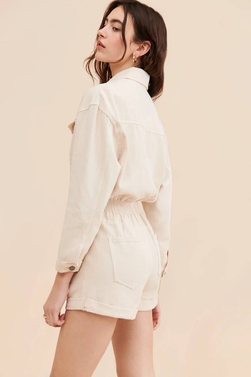 Saltwater Luxe Jayde Cuffed Romper