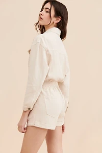Saltwater Luxe Jayde Cuffed Romper