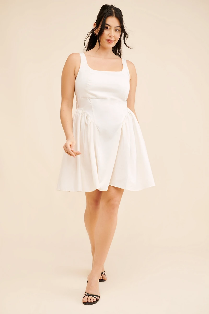 Eloquii Bow Back Mini Dress