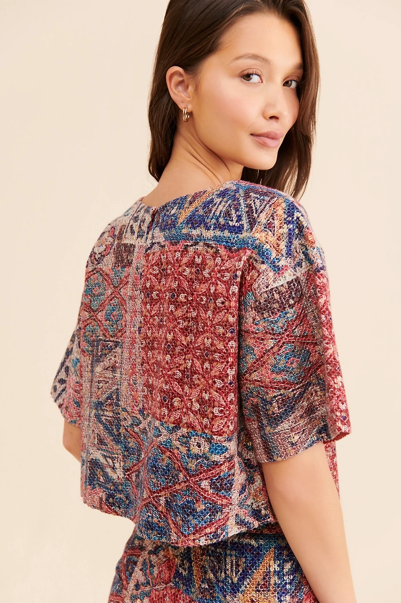 Nikita Mhaisalkar Printed Deco Blouse
