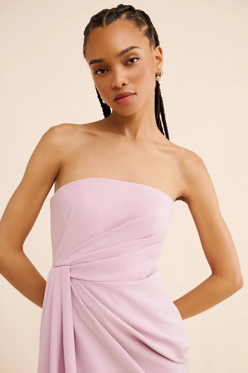 Halston Strapless Nitara Dress