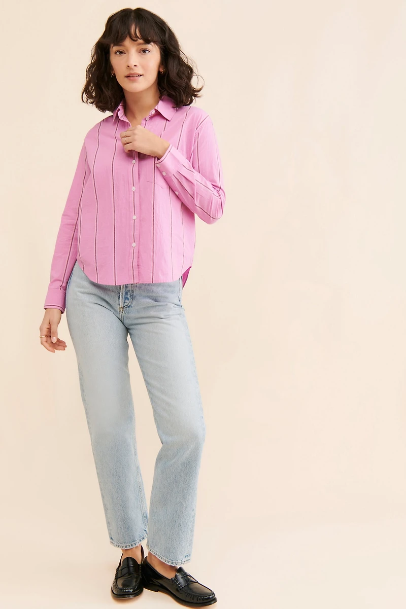 Madewell Poplin Oversized Boyshirt