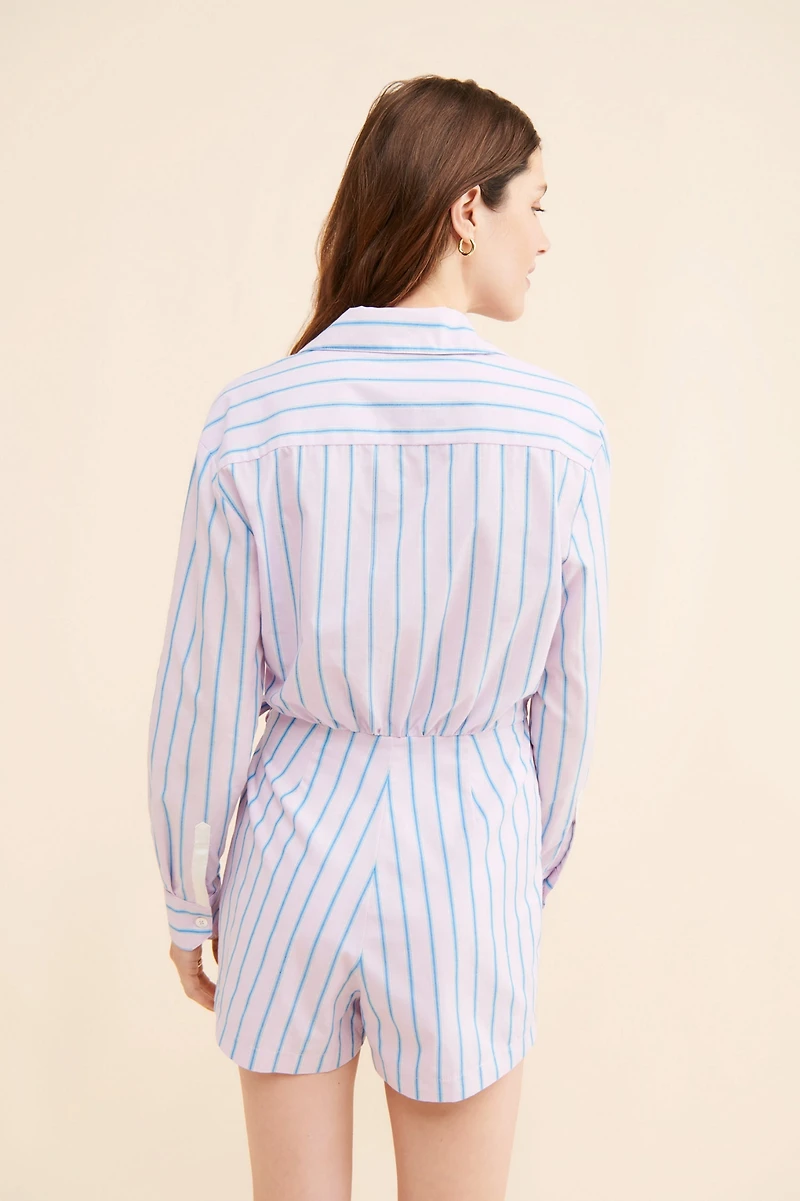 Saylor Kailia Striped Romper