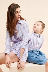 Saylor Kailia Striped Romper