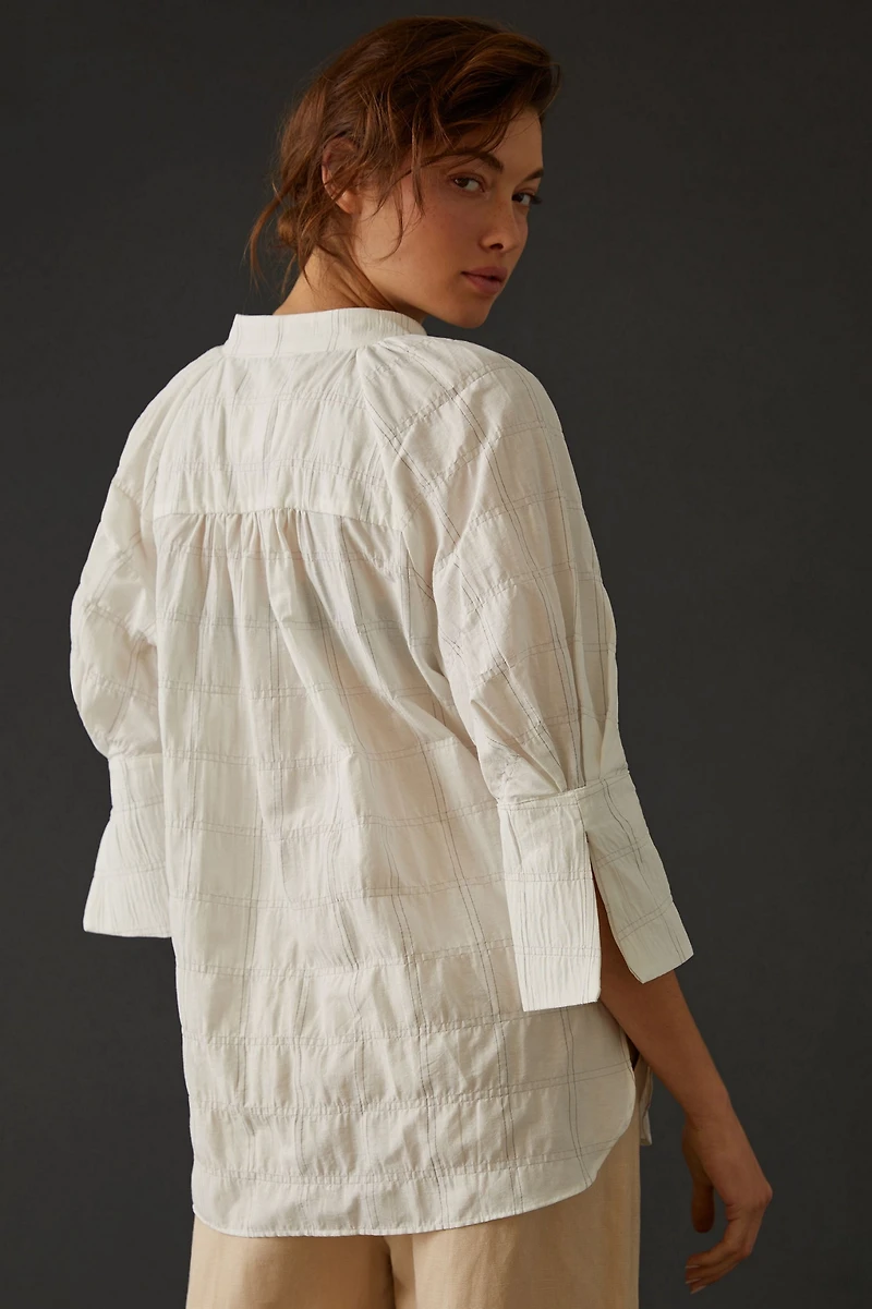Fluted-Sleeve Popover