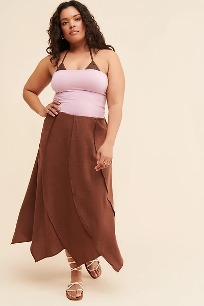 Eloquii Seam Detail Skirt
