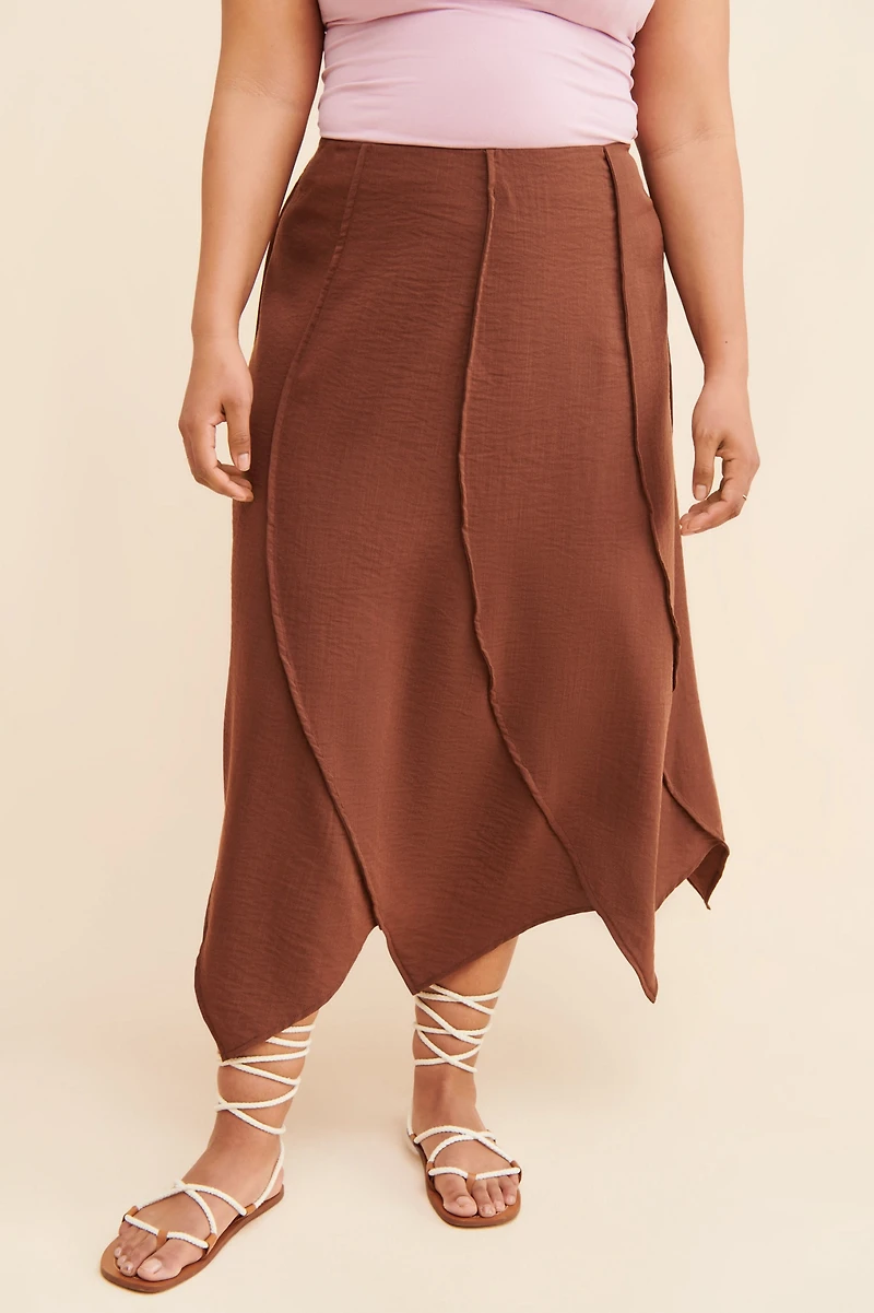 Eloquii Seam Detail Skirt
