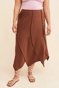 Eloquii Seam Detail Skirt