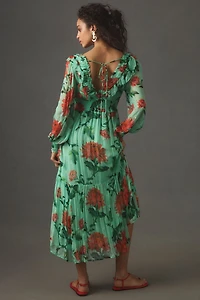 The Odetta Ruffled V-Neck Dress