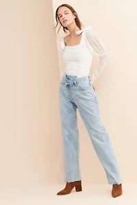 AGOLDE Criss Cross Upsized Jeans