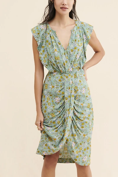 Maeve Blossom Ruffled Dress