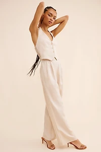 ASTR the Label Tatum Twofer Halter Neck Jumpsuit