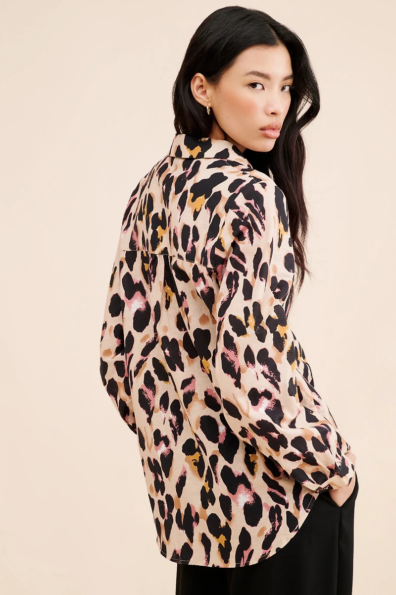 Never Fully Dressed Gabbie Button-Front Shirt