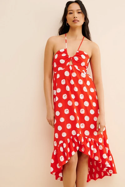 Plenty by Tracy Reese Halter High-Low Ruffle Dress