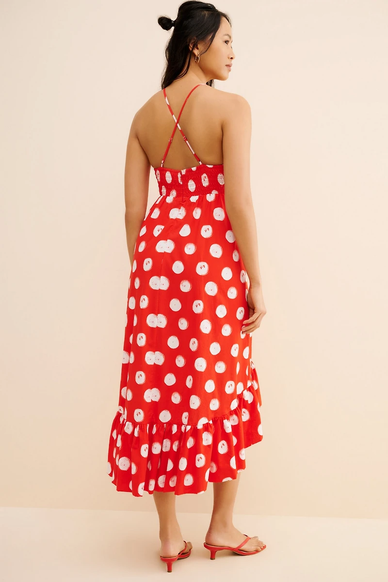 Plenty by Tracy Reese Halter High-Low Ruffle Dress