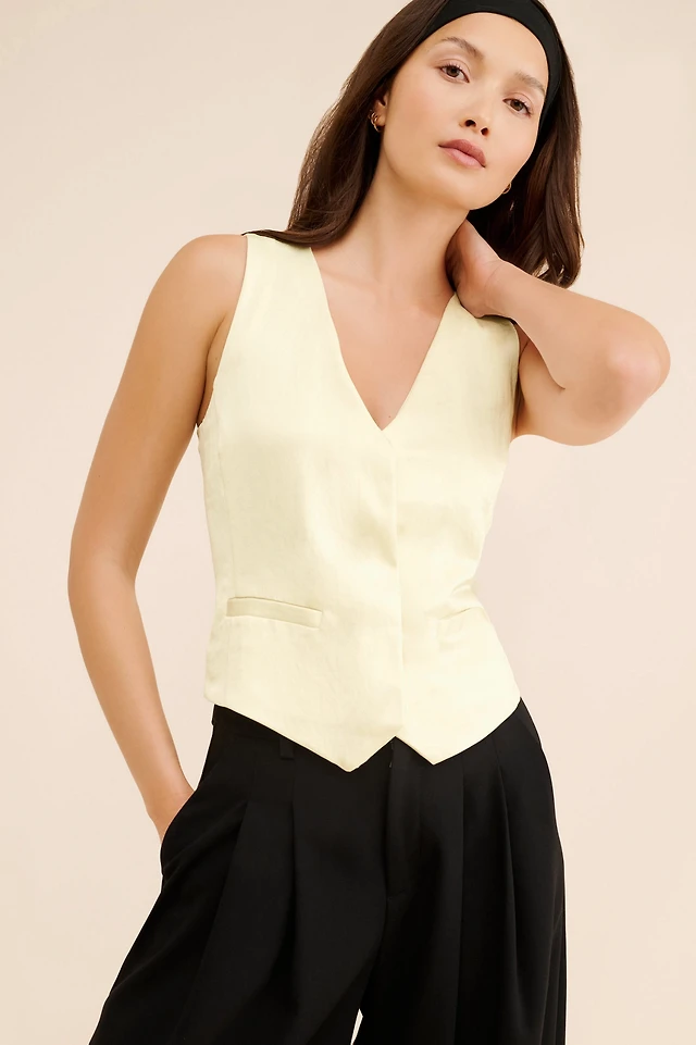 Madewell Sleeveless Satin Vest