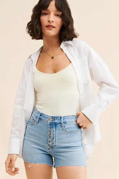 Good American Bombshell Cut-Off Shorts