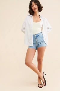 Good American Bombshell Cut-Off Shorts
