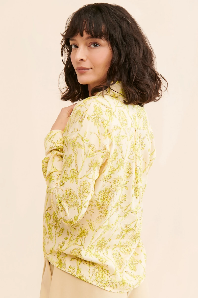 Hutch Robbie Linen Tie Top