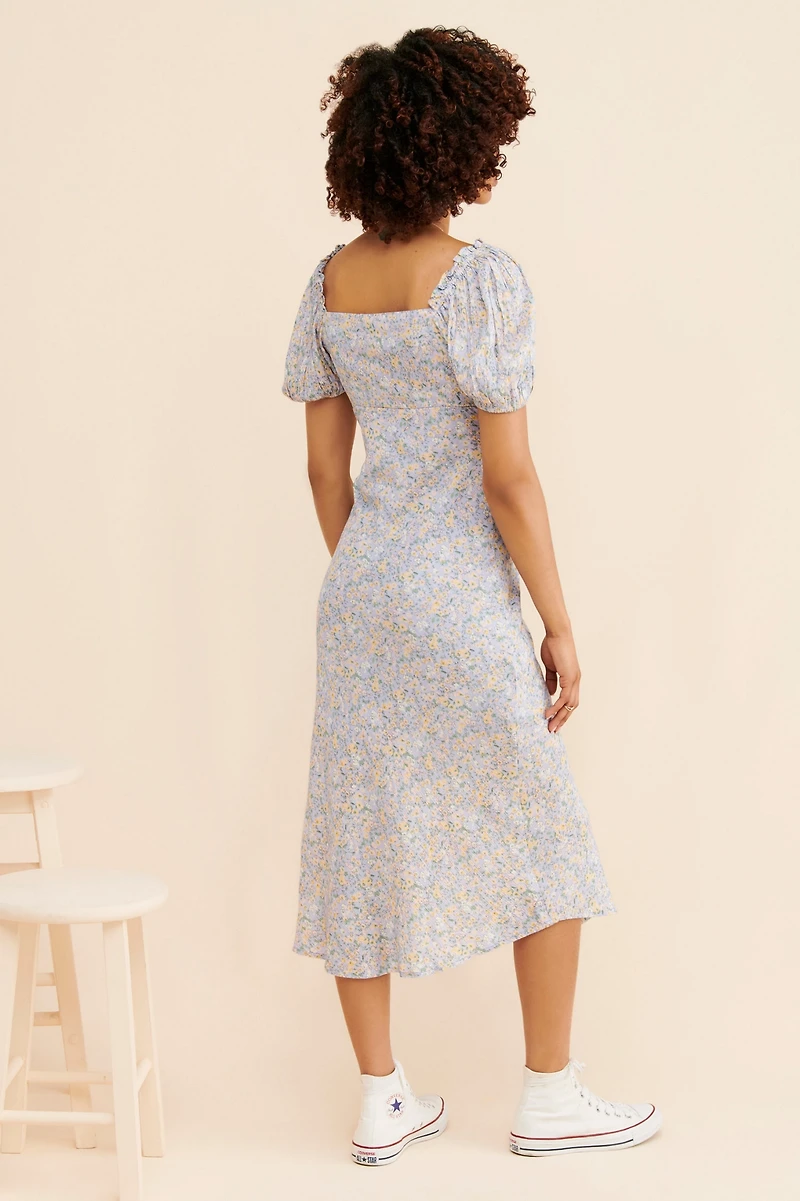 RAHI Carolina Floral Midi Dress