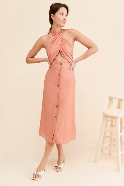 Line + Dot Karina Midi Dress