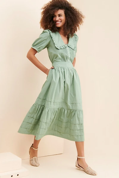 Afternoon Bonnet Pleated Top