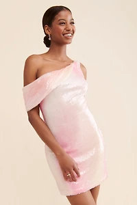 Halston Lydia Sequin Dress