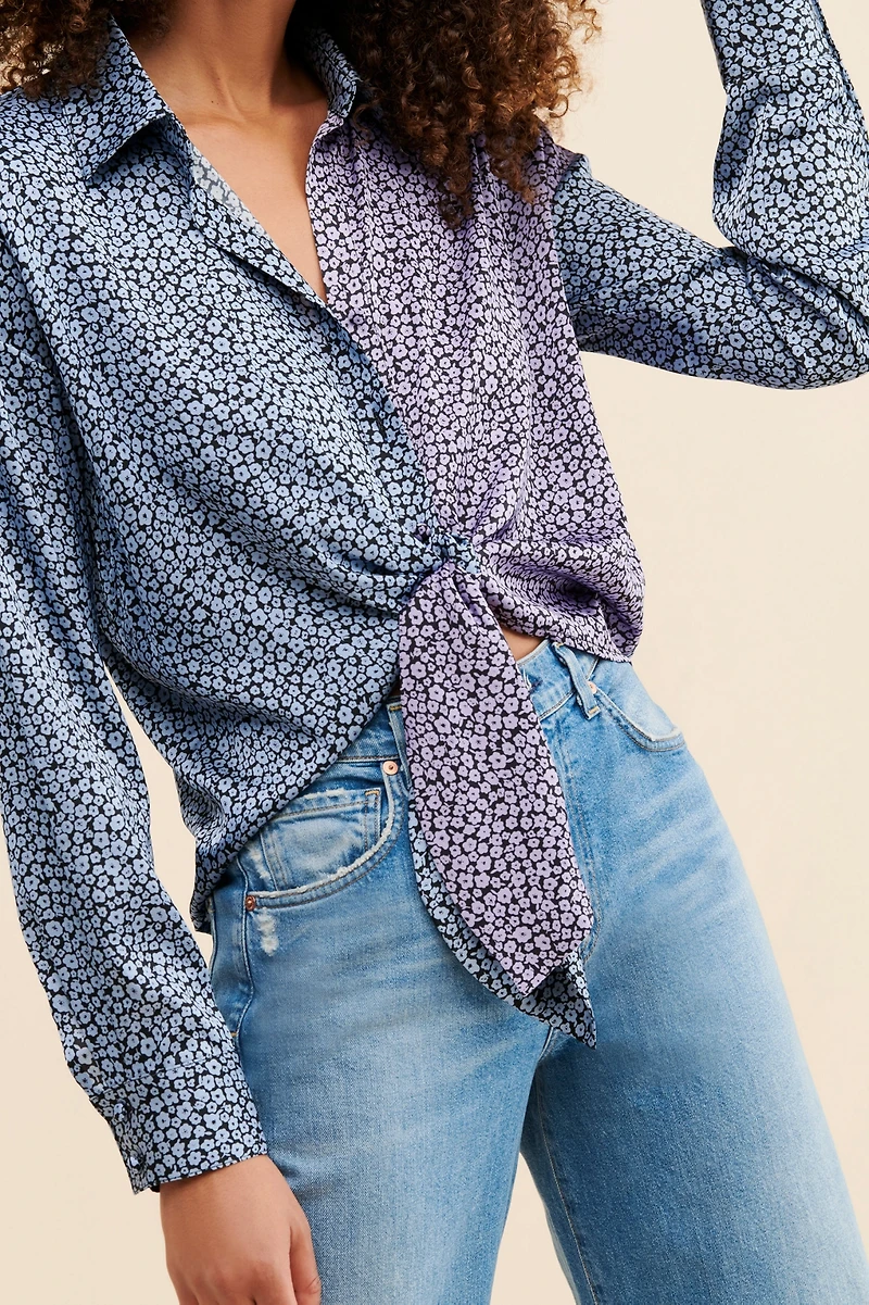 Hutch Floral Tie Top