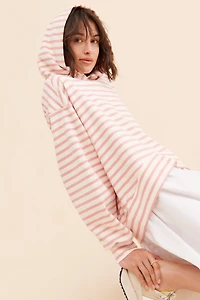 Pilcro Hooded Sweatshirt Twofer Mini Dress
