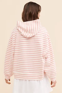 Pilcro Hooded Sweatshirt Twofer Mini Dress