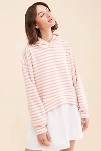 Pilcro Hooded Sweatshirt Twofer Mini Dress