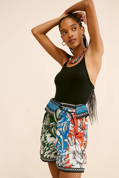 Agua Bendita Sophie Linen Blend Shorts