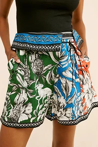 Agua Bendita Sophie Linen Blend Shorts