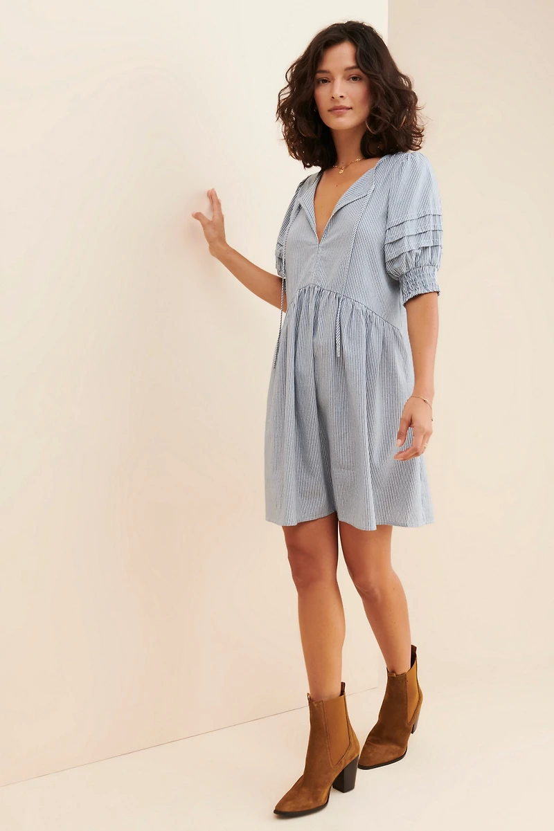 Afternoon Myna Mini Dress