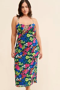 AFRM Jessi Mesh Midi Dress