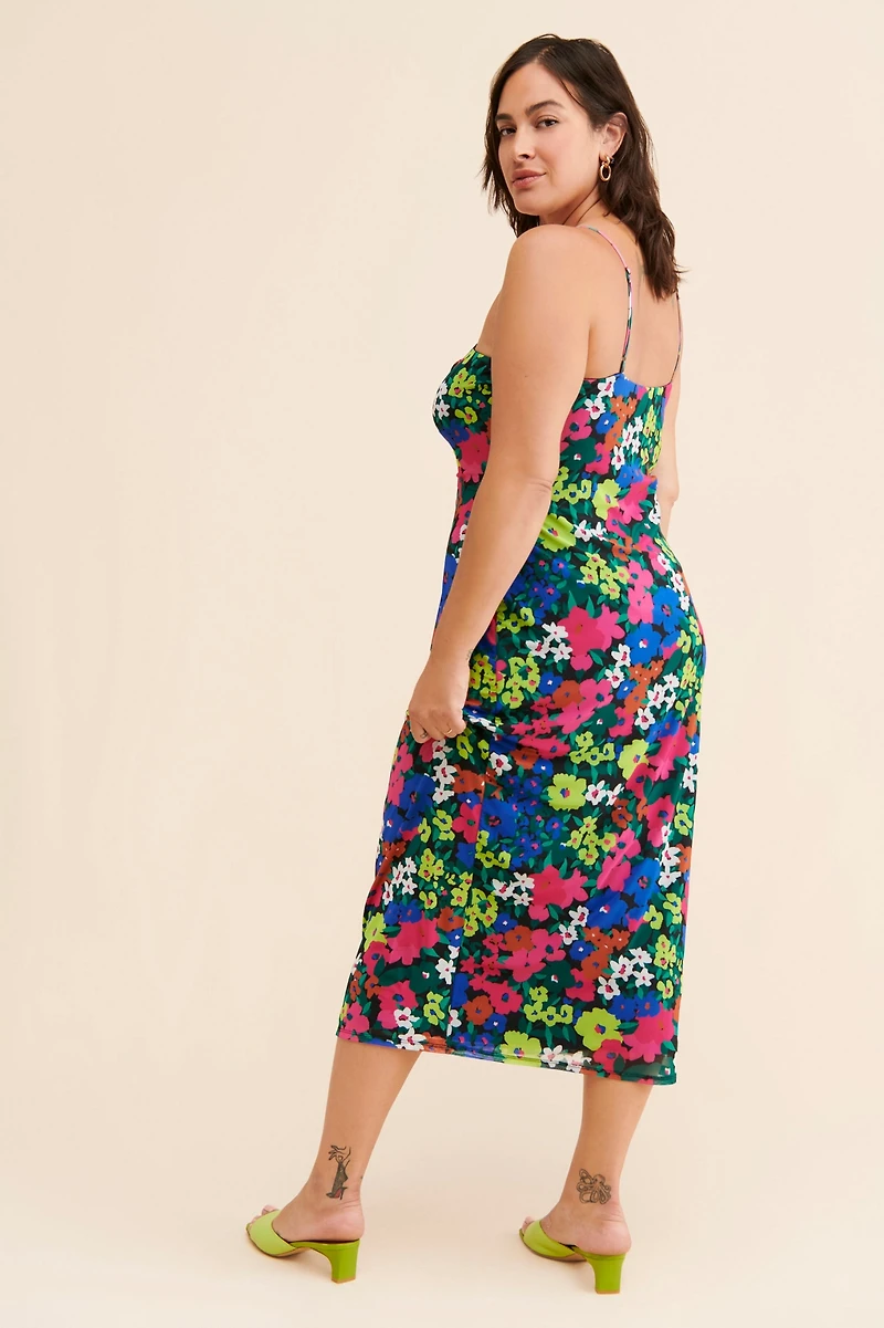 AFRM Jessi Mesh Midi Dress