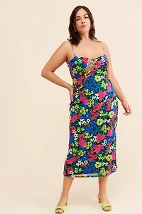 AFRM Jessi Mesh Midi Dress