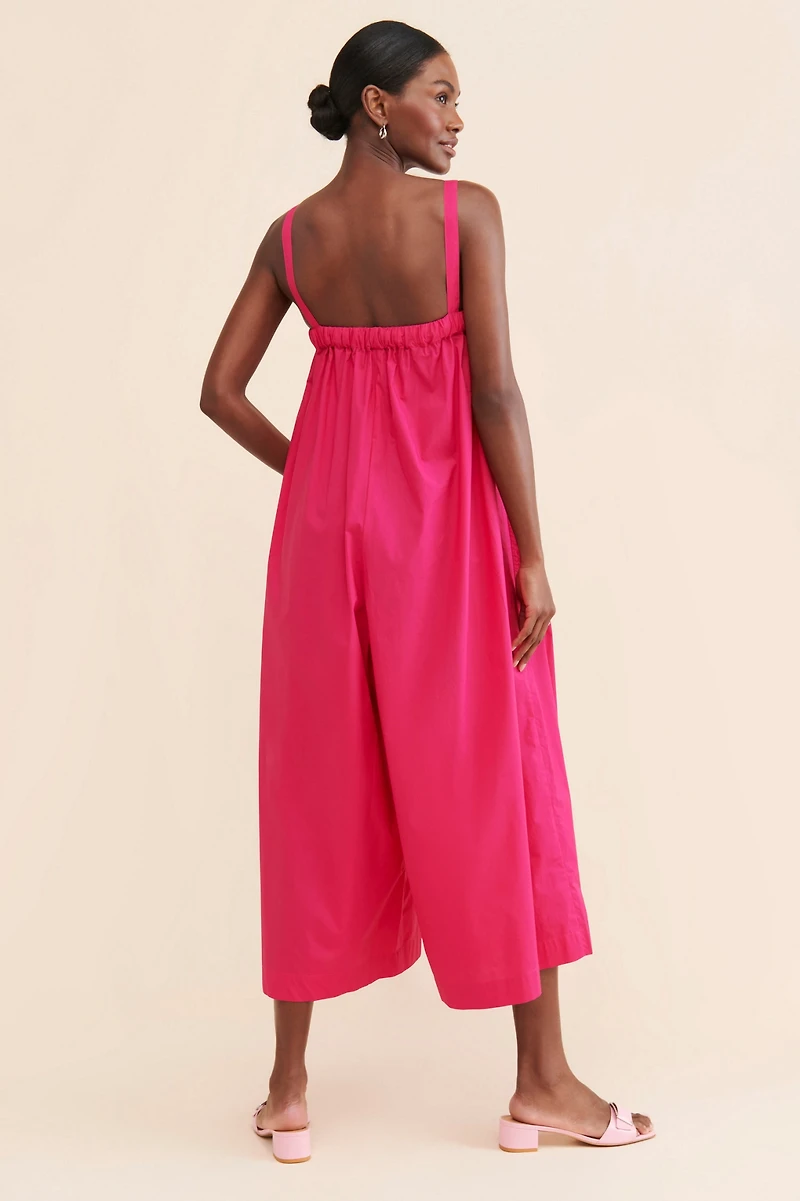 Psophia Bow-Front Wide Leg Jumpsuit
